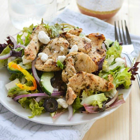 Greek Chicken Salad - Recipe photo by Sugar Dish Me