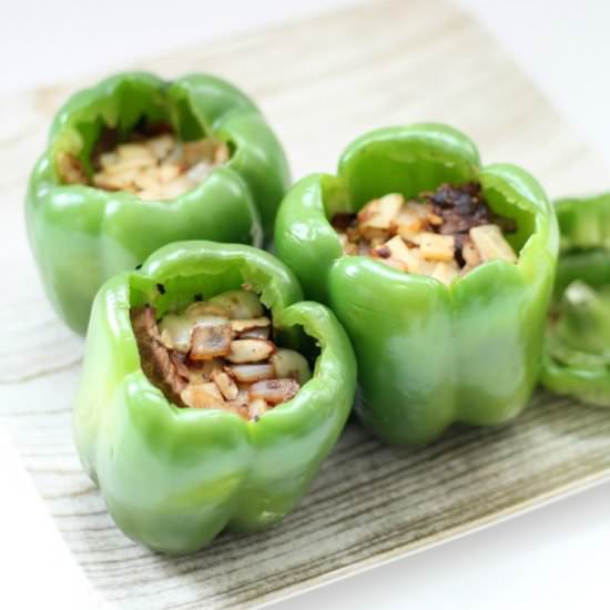 Steak Stuffed Bell Peppers - Recipe photo by girllovesglam