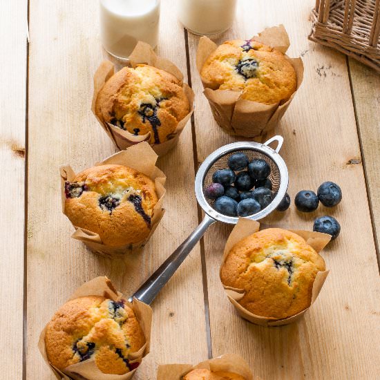 Avoca Blueberry Muffins - Recipe photo by mariola1903