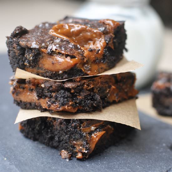 Dulce de Leche Brownies - Recipe photo by Ashley Brouwer