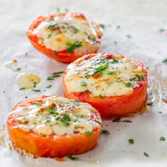 Baked Parmesan Tomatoes - Recipe photo by jocooks