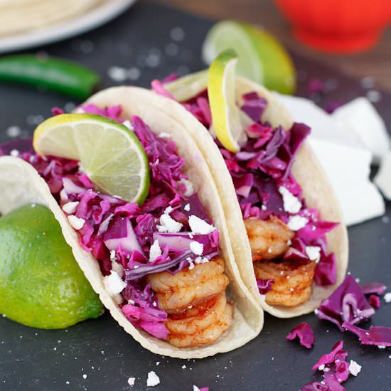 Spicy Shrimp Tacos - Recipe photo by snixykitchen