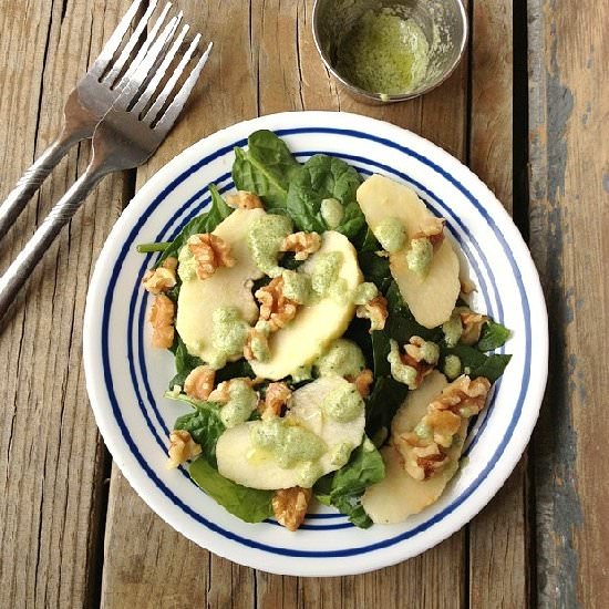 Apple Spinach Salad - Recipe photo by vimithaa