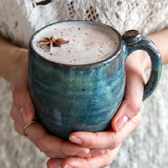 Powerhouse Coconut Chai - Recipe photo by LoveAndGarnish