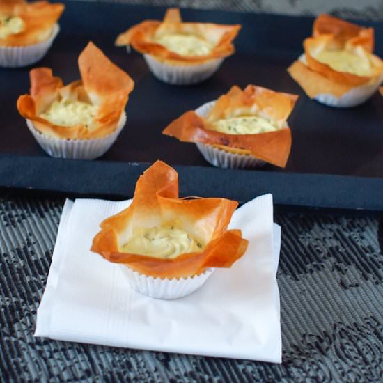 Sweet & Savoury Phyllo Tartelettes - Recipe photo by sweetandsavourypursuits
