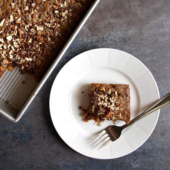 Oatmeal Chocolate Chip Cake - Recipe photo by Bake Something