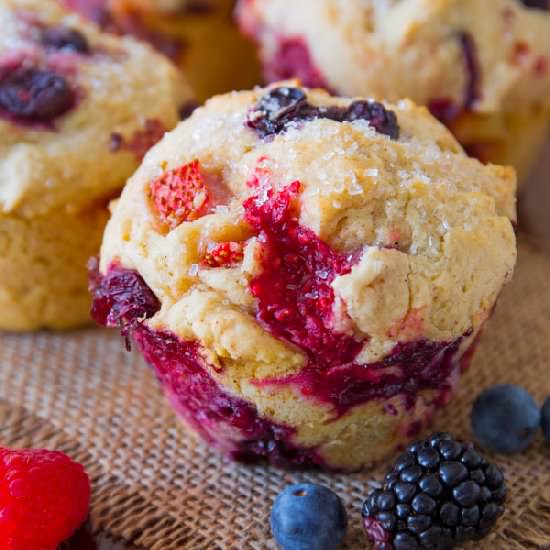 Very Berry Muffins - Recipe photo by sallysbakingaddiction