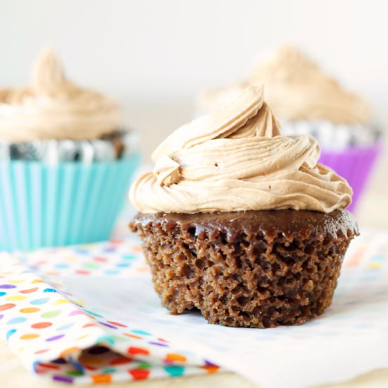 Crockpot Dreamy Hazelnut Cupcakes - Recipe photo by slowcookergourmet