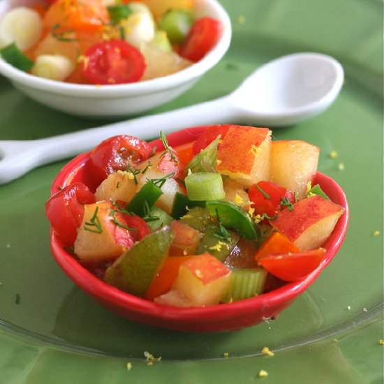 Fresh Plum Salsa - Recipe photo by Lizthechef