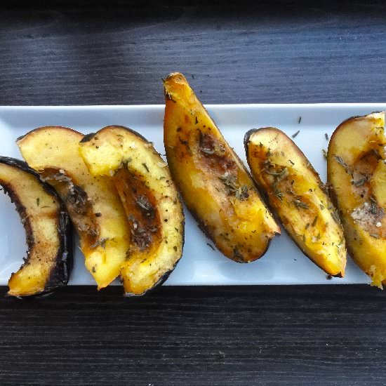 Slow Cooker Rosemary Acorn Squash - Recipe photo by JBraddockRD