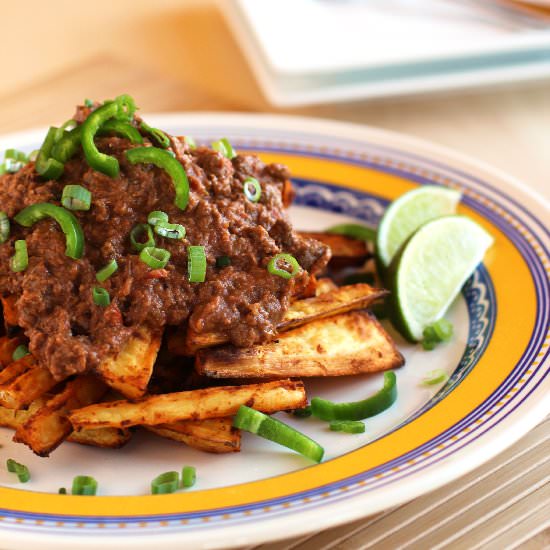Chili Topped Parsnip Wedges - Recipe photo by meatified