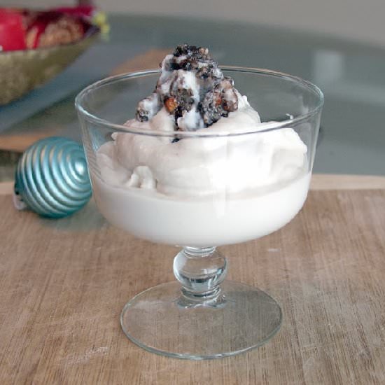 Vanilla Soft Serve with Berry Bark - Recipe photo by NoSecretIngredient