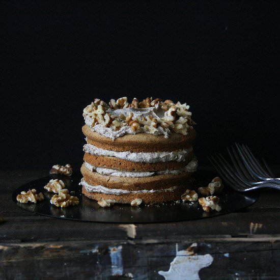 Coffee Walnut Cake - Recipe photo by herbsandco
