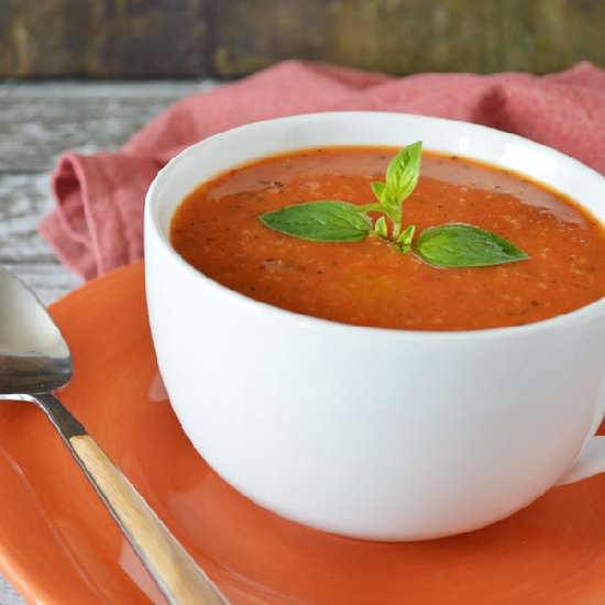 Creamy Tomato Bisque - Recipe photo by ourpaleolife