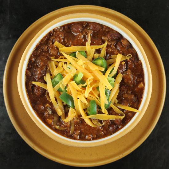 Spicy Beef Chili - Recipe photo by SolidGoldEats