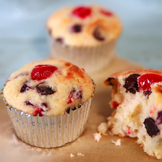 Bada Bing Cherry Chocolate Muffins - Recipe photo by maryobrien