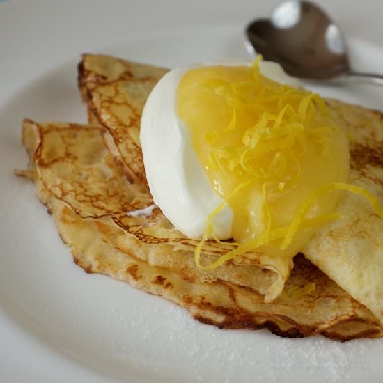 French Crepes with Lemon & Sugar - Recipe photo by annmcdonald