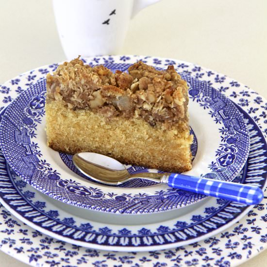 Pear and Walnut Coffee Cake - Recipe photo by Shadesof Cinnamon