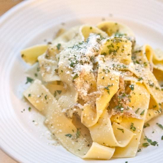 Pappardelle with a Duck Ragout - Recipe photo by urbancookery