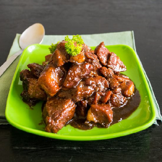 Caramelized Pork - Recipe photo by onechoppingboard