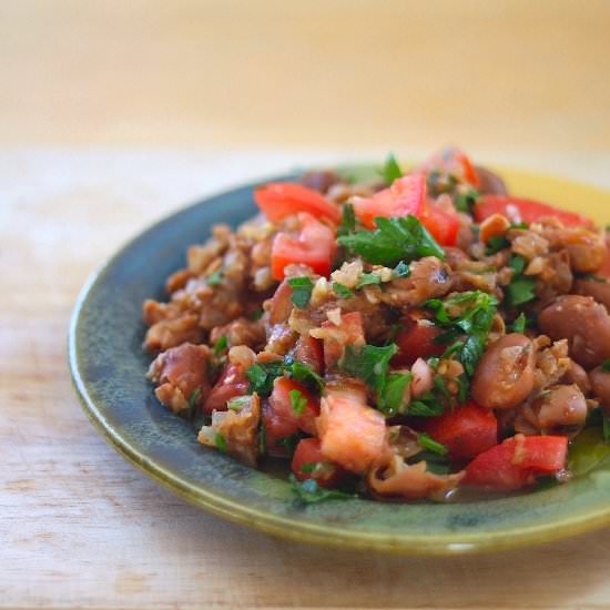 Ful Medames (Braised Fava Beans) - Recipe photo by jenessasdinners