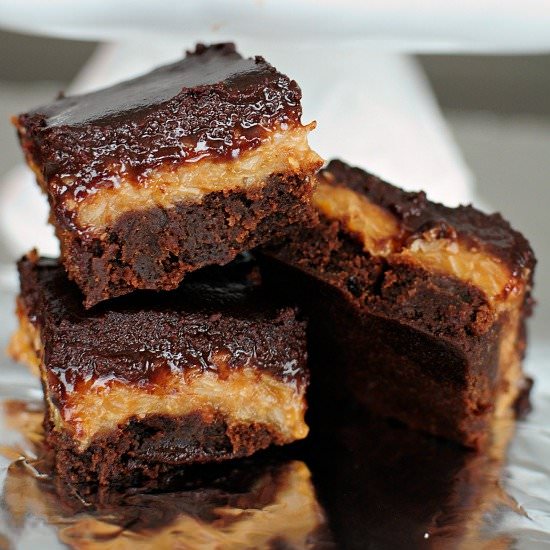 Homemade Samoas Brownies - Recipe photo by back4seconds