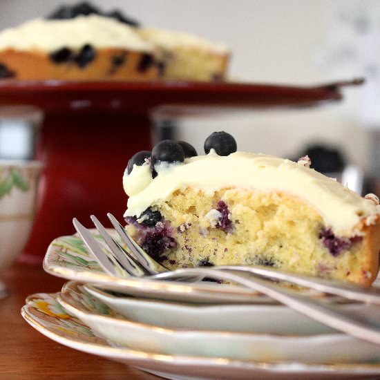 Blueberry & White Chocolate Cake - Recipe photo by procrastabakers