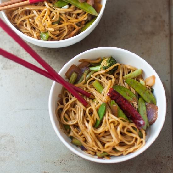Sichuan Noodles - Recipe photo by Minty Chai