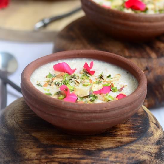 Gulab Phirni - Recipe photo by Whiskaffair