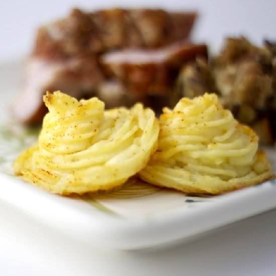 Cheddar Duchess Potatoes - Recipe photo by Or Whatever You Do