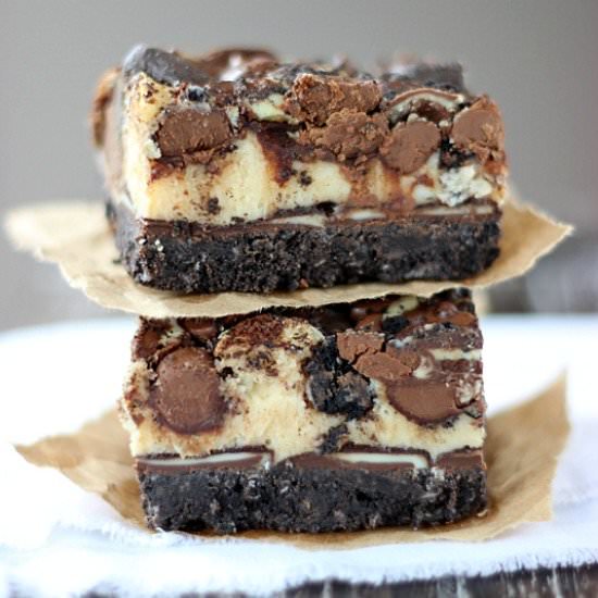 Mint Cheesecake Cookie Bars - Recipe photo by simplygloria