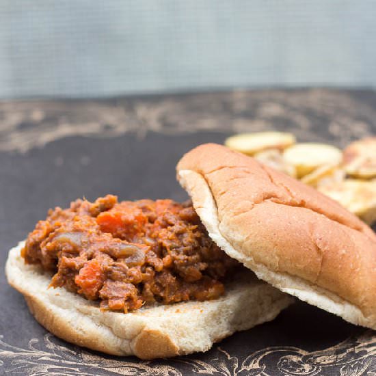 Healthy Vegetable Beef Sloppy Joes - Recipe photo by AttaGirlSays