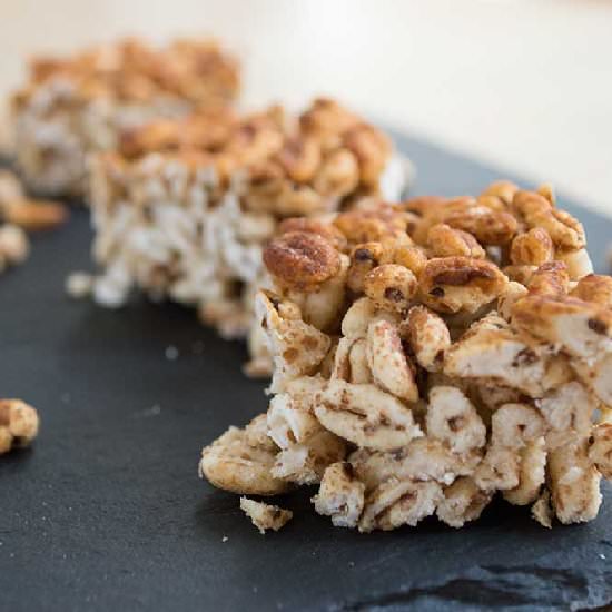 Puffed Spelt Bars - Recipe photo by vegetarianyogi
