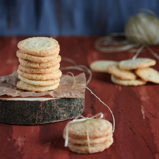 Thyme, Black Pepper Cookie - Recipe photo by Ananda Rajasehkar