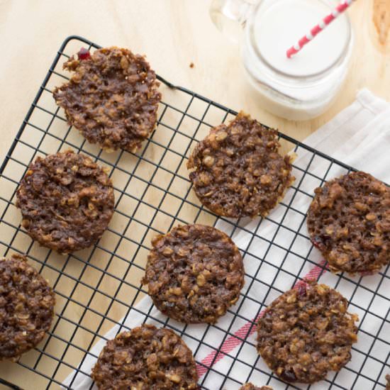 Healthy Oatmeal Cranberry Cookies - Recipe photo by Confusedbawarchis