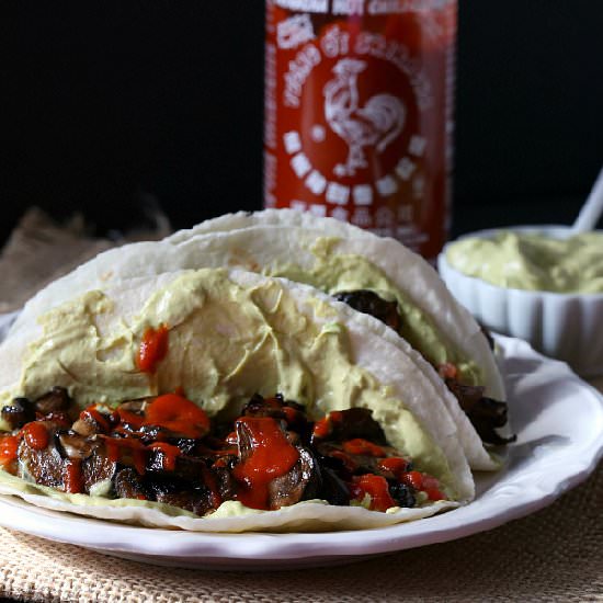 Spicy Portobello Mushroom Tacos - Recipe photo by SheKnows Food Editor