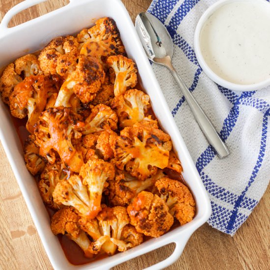 Buffalo Cauliflower "Wings" - Recipe photo by kmwizzle
