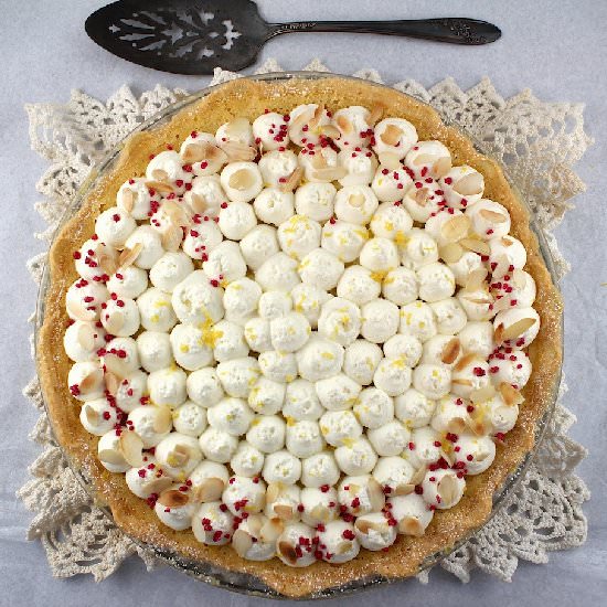 Lemon Tart w/ Mascarpone Cream - Recipe photo by lifesafeast