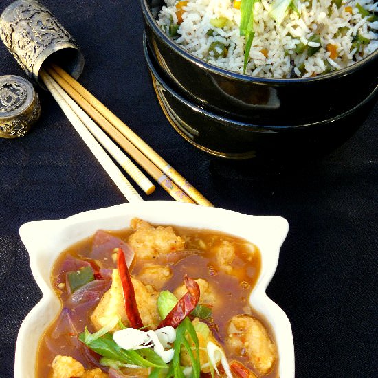 Szechwan Chicken - Recipe photo by skinnychef