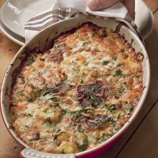 Mackerel, Tomato and Potato bake - Recipe photo by Bloomsbury Cooks