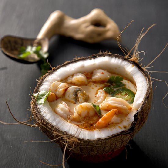 Shrimp Coconut Curry Soup - Recipe photo by SaltedandStyled