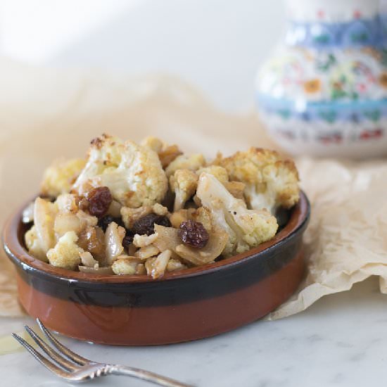 Cauliflower al Catalan - Recipe photo by kitchentonirvana.com