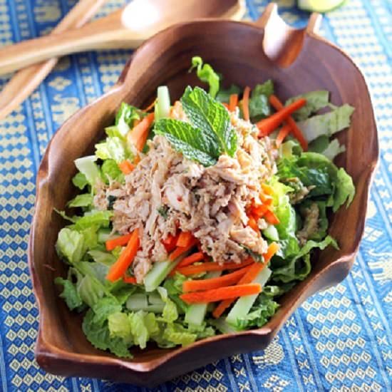 Larb Gai (Thai Chicken Salad) - Recipe photo by Sprinkles and Sauce