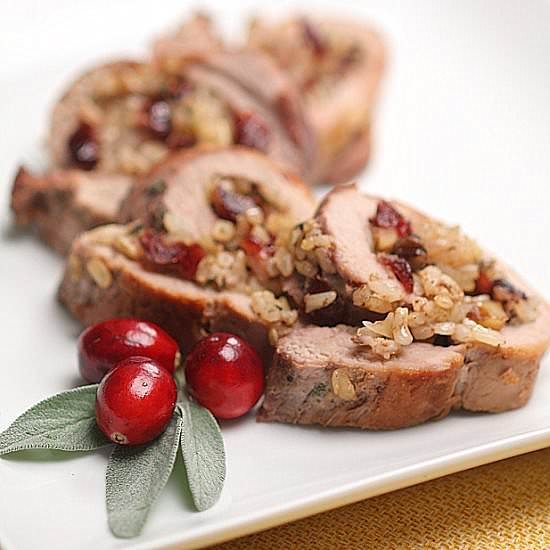 Cranberry Walnut Stuffed Pork - Recipe photo by Barbaracooks