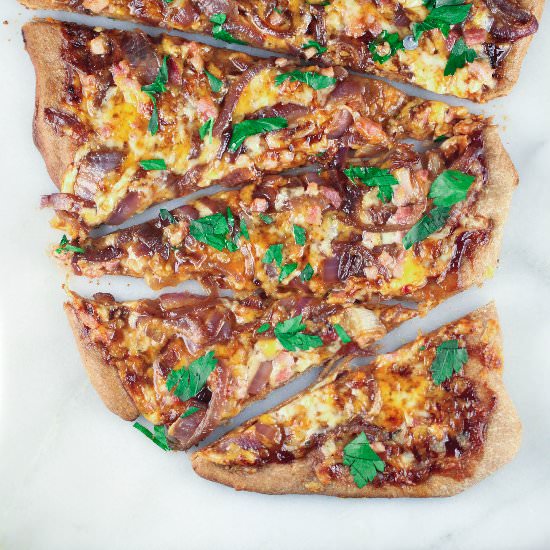 Sweet & Spicy BBQ Pizza - Recipe photo by ringfingertanline