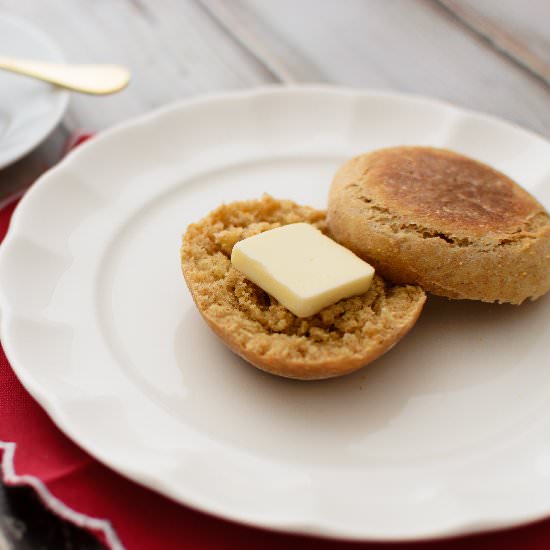 Honey Wheat English Muffins - Recipe photo by kitchenjoy
