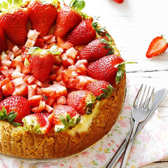 Strawberry Cheesecake - Recipe photo by kulinarnimisli