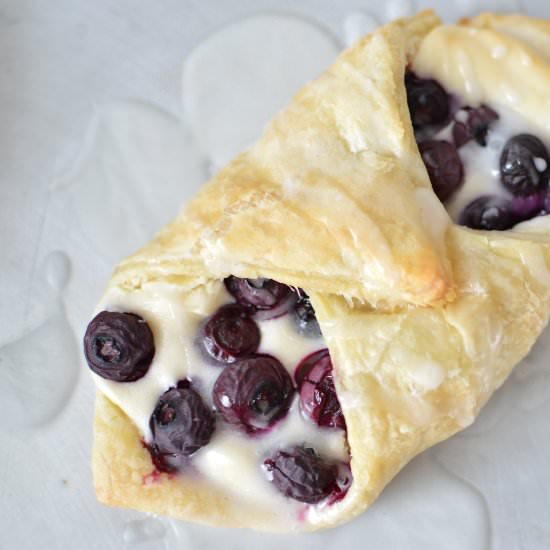 Blueberry Cream Cheese Danish - Recipe photo by peoniesandprettythings
