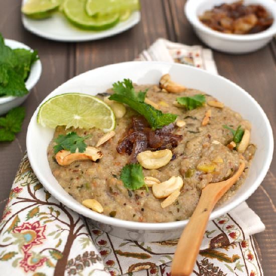 Hyderbadi Haleem - Recipe photo by Pavani