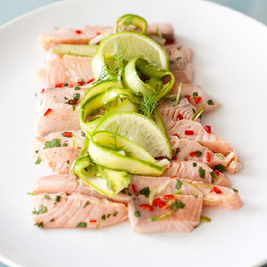 Salmon Ceviche - Recipe photo by Orne83
